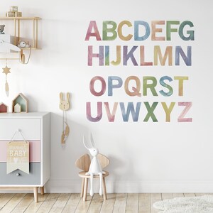 Watercolour Alphabet Set