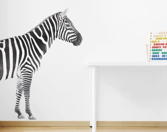 Large Zebra Interior Wall Decal