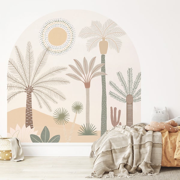 Palm Desert Arch Wall Mural - Natural