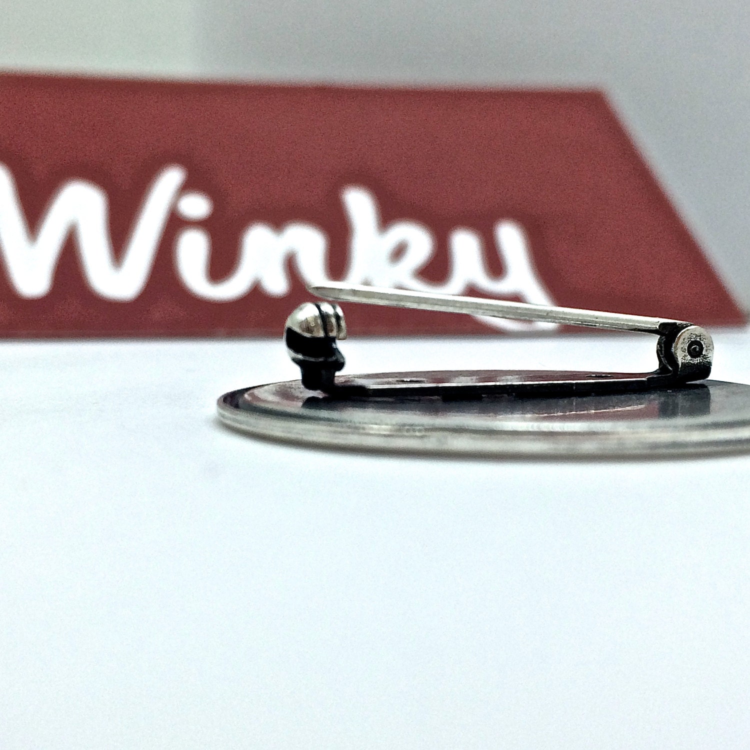 Blank Round Pins 30mm // Brooch // Heavy Antique // Bezel // Etsy