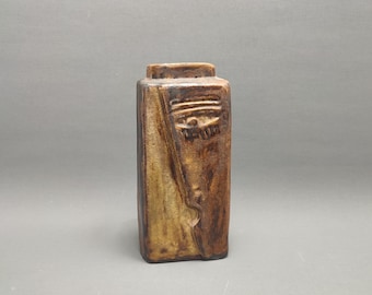 Helmut Schäffenacker Face studio wazon oznaczony V2 - projekt Mid Century - ceramika - projekt
