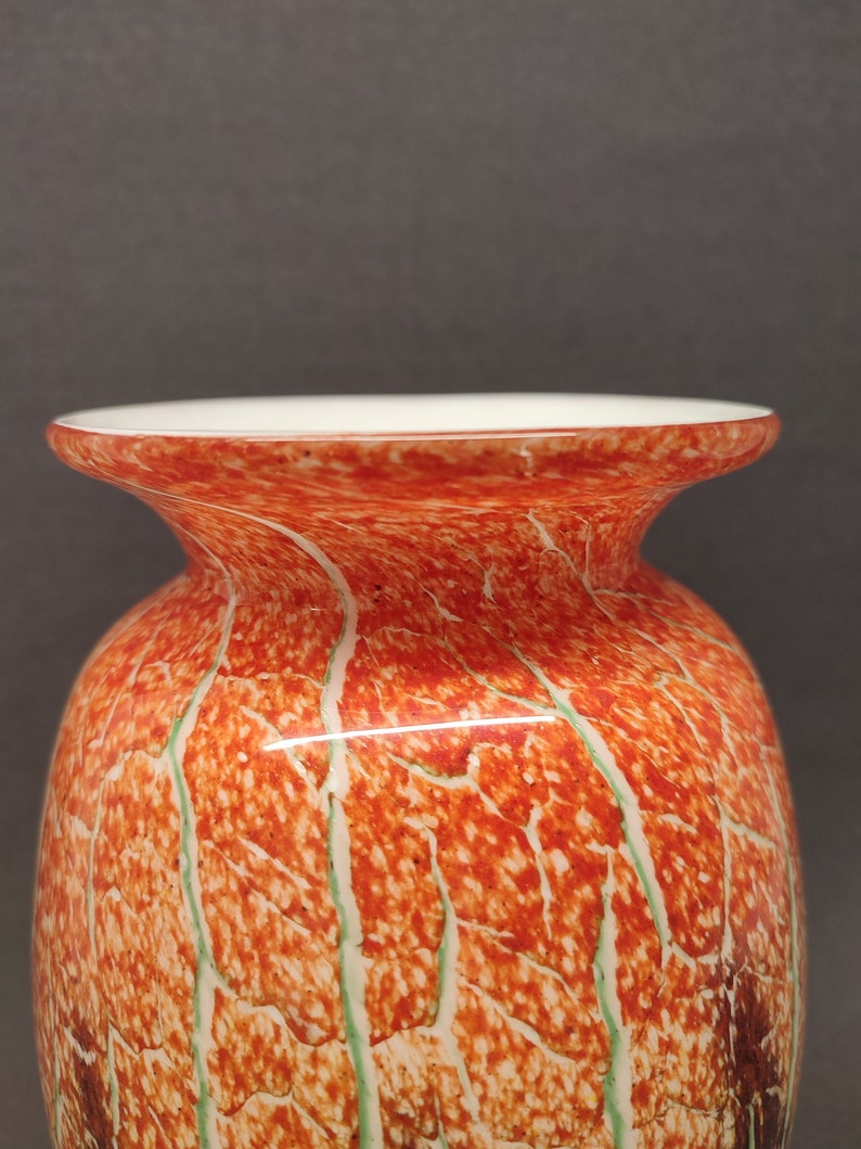 Wmfkarl Wiedmann Ikora Glass Vase Germany Art Deco Design Etsy