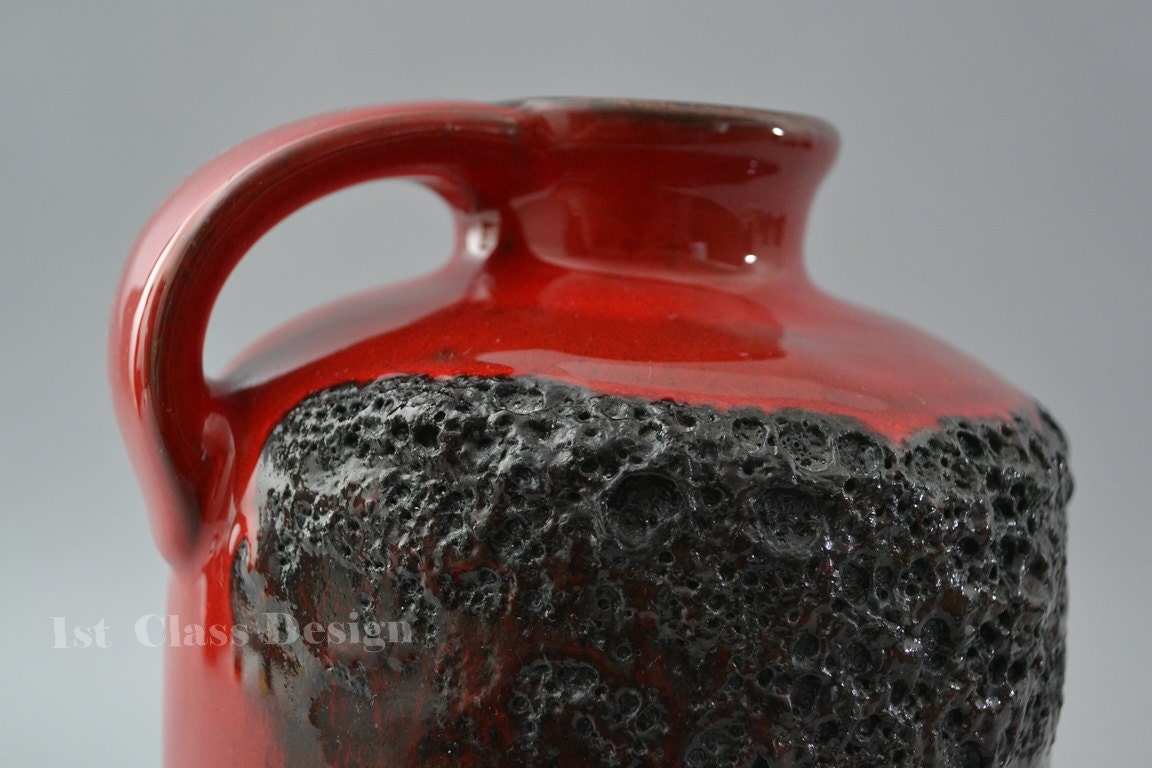 Fat Lava Vase by Kreutz Keramik Vintage West Germany Retro Fat Lava Vase by Kreutz Keramik Vintage West Germany Retro