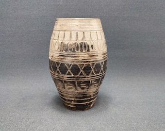 Wazon ceramiczny Gerhard Liebenthron Studio sygnowany GL59 - Mid Century