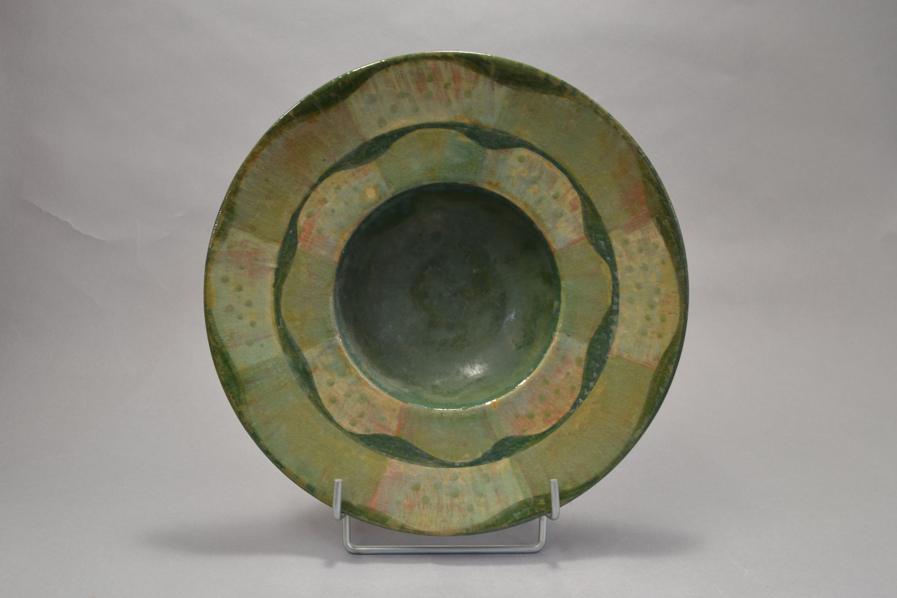 Eva Fritz Lindner Bowl Karlsruhe Majolika Studio Ceramic Etsy