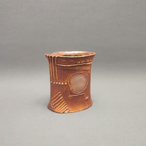 Rörstrand ,  Sweden - Bertil   Vallien  ceramic vase  -  TERRA serie 1978  - studio pottery - Mid Century Design