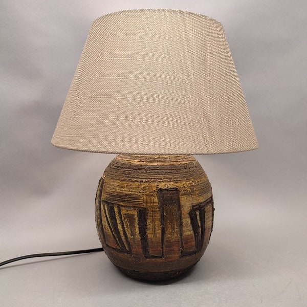 Krosselbach  lamp  with shade -  mid century  - Germany