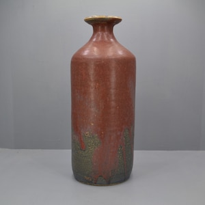 Studio Ceramic vase - signed Kubicek R13/26 1970&#39;s