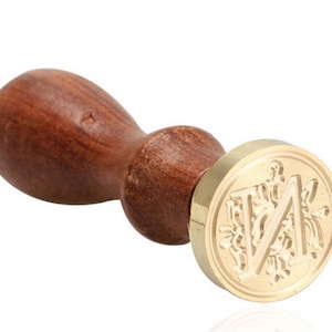 Sceau lettre N en majuscule - Sceau N pour cachet de cire alphabet