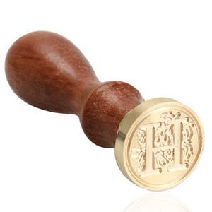 Sceau lettre H en majuscule pour cachets de cire - Sceau H