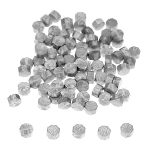 100 zilverwaskorrels voor seal - Wax granules voor silver wax seal