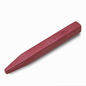 Grand bâtonnet de cire à cacheter rouge paillette pour cachet de cire -  Bâton cire rouge métal de grande qualité, odeur de miel = 20 sceaux