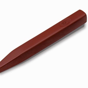 Grand bâtonnet de cire cacheter Terre de Sienne pour cachet de cire -  Bâton cire terre de Sienne grande qualité, odeur de miel = 20 sceaux