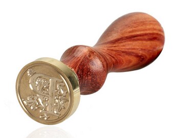 Seal alphabet letter P alphabet wax seal uppercase