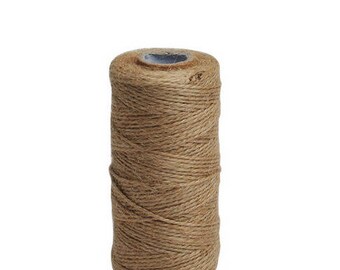 Rouleau de 90m de baker twine nature en jute - Ficelle de jute, jute twine