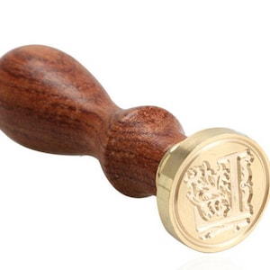 Sceau lettre L en majuscule pour cachet de cire L