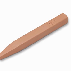 Grand bâtonnet de cire à cacheter pastel pêche pour cachet de cire -  Bâton cire pêche de grande qualité, odeur de miel = 20 sceaux