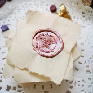 Très joli sceau à cacheter pour cachet de cire colibri - Sceau avec un colibri pour une carte de voeux, enveloppe DIY...