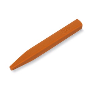 Grand bâtonnet de cire à cacheter orange pour cachet de cire -  Baton cire orange de grande qualité, odeur de miel = 20 sceaux
