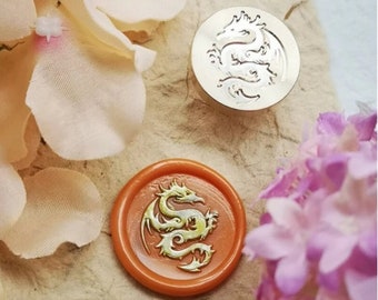 Seal with a dragon for dragon wax seal on envelope, DIY creation, gift...