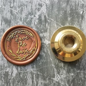 Seal to make a wax seal SAVE THE DATE - Seal for a wedding