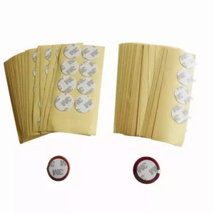 100 adhésifs pour cachet de cire - Stickers à coller sur un sceau de cire, pour faire-part de mariage, emballages artisanaux...
