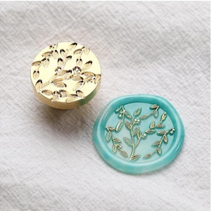 Sello de naturaleza sublime para sello de cera estilizado - Para ramificar el sello de cera en anuncios, regalos, invitaciones...