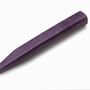Grand bâtonnet de cire à cacheter violet métallique pour cachet de cire -  Bâton cire violet  de grande qualité, odeur de miel = 20 sceaux