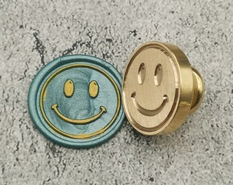 Seal to seal with a smiley - Seal for smiley wax seal for snail mail, packaging decoration, birthday present....