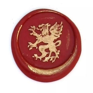Joli sceau du GRIFFON fait main en Europe : pour cachet de cire griffon sur une carte, une enveloppe, idée cadeau...