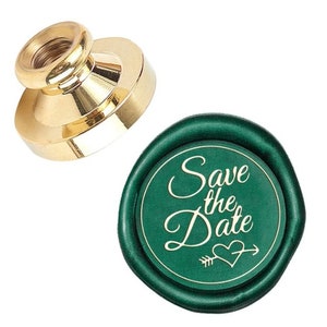 Seal to make a wax seal SAVE THE DATE - Wedding seal: envelope, invitation, decoration ...