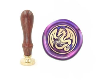 Seal with a dragon for dragon wax seal