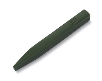 Grand bâtonnet de cire à cacheter verte pour cachet de cire -  Baton cire vert de grande qualité, odeur de miel = 20 sceaux