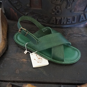 Franziskanische Damen Sandalen aus Leder und echtem Gemüseleder
