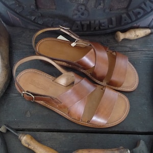 Franciscan women sandals in vegetable tanned leather