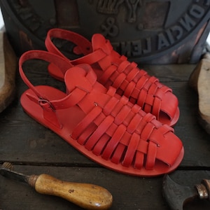 Gladiator sandals for women handmade to order, Made of Leather and Genuine Italian Leather, summer sandals, low heel sandal