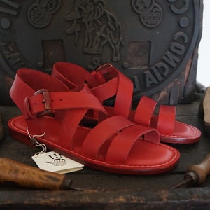 Flexible Leather Gladiator Men Sandals, Mario Doni Leather Roman Sandals, Strappy Sandals, Handmade to Order, Fisherman Sandals Gift for him