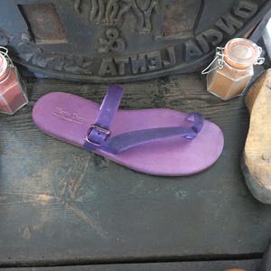 Handcrafted men's flip-flops, Mario Doni leather men's sandals, summer flip-flops, gifts for him, handmade sandals image 9