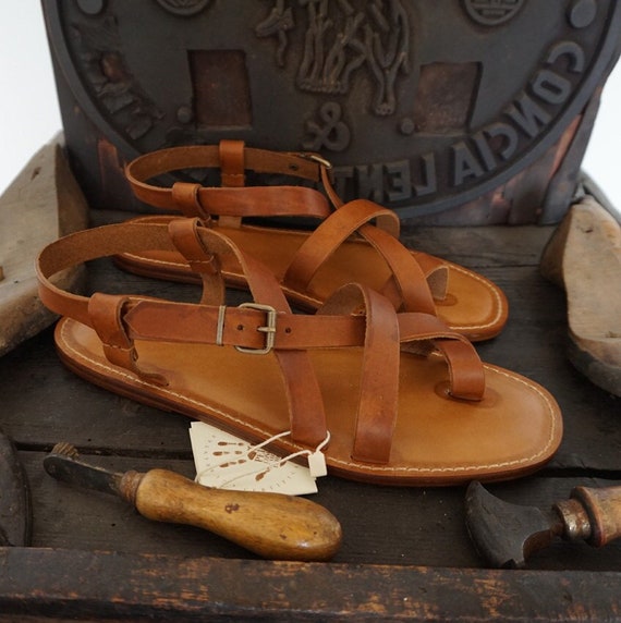 Mario Doni Stylish men’s Purple leather Sandals size 12 made in Italy Mario Doni Men main image 4
