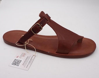 Women's Sandals in Leather and Genuine Vegetable-Tanned Leather