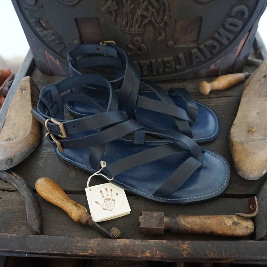 Chaussures Chaussures homme Sandales Sandales de sport Sandales à la main et légumes de cuir tanné cadeaux homme Mario hommes en cuir personnalisé sandales Made in Italy 