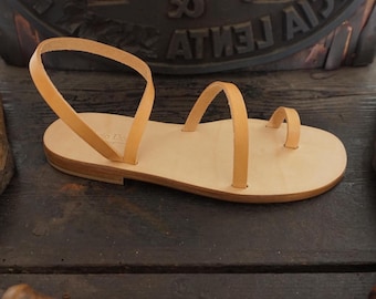 Mario Doni leather women's flip flop sandals, Handmade women's sandalsMade in Italy, low heel sandal, gift for her, Greek sandals