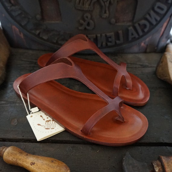 Buy Women s Leather Thong Sandals Handmade to Order Made With