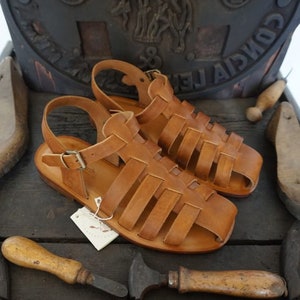 Sandalias Franciscanas para Hombre en Cuero Flex y Cuero Verde | Etsy México