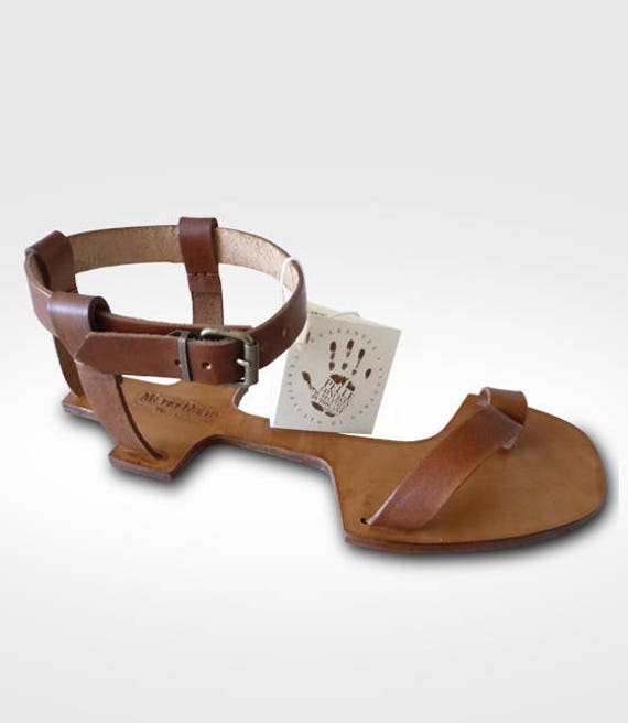 mannen Sandal aanpasbare schoenen barefoot Mario geschenken Schoenen Herenschoenen sandalen Sportsandalen Barefoot Sandals lederen plantaardig gelooid Handcrafted Made in Italy 