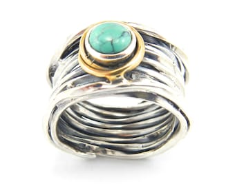 Sterling Silver and Apatite ring