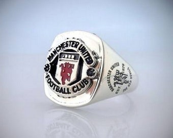 Manchester United Ring - Etsy
