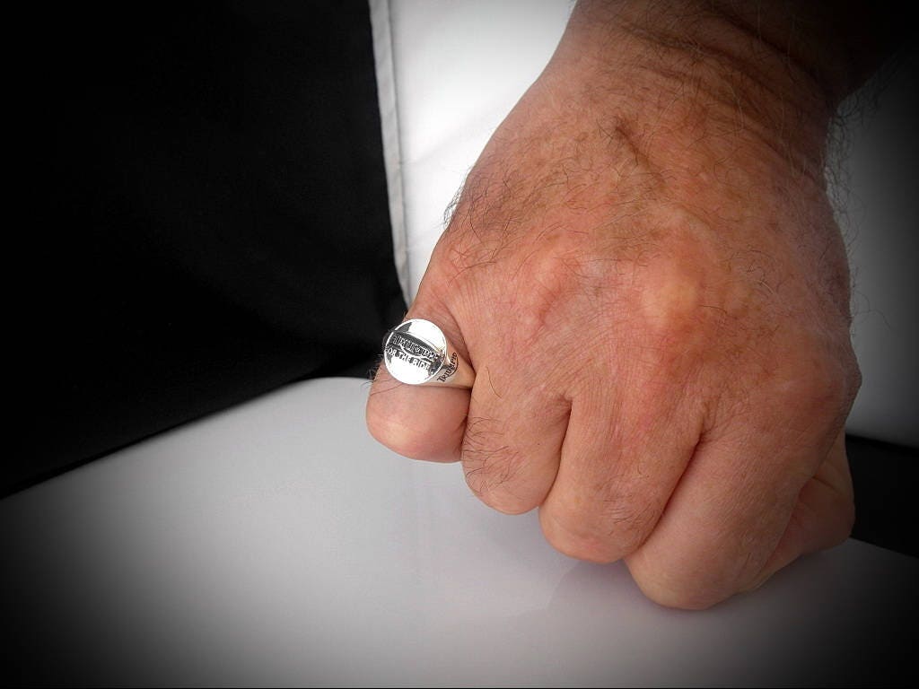 トライアンフ スターリングシルバー オーダーメイド ピンキーリング