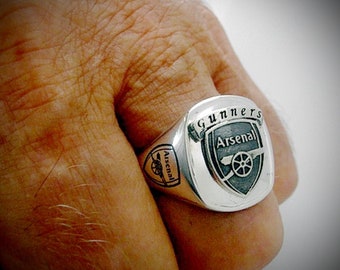 超希少 サッカー アーセナル リング Arsenal ring Arsenal Cubic Zirconia Ring | Official Online Store