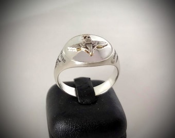 Parachute Regiment Bespoke Ring Sterling Silver